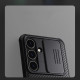 Juodas dėklas Samsung Galaxy S24 telefonui "Nillkin CamShield"