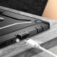 Juodas dėklas Samsung Galaxy Tab A9 8.7 X110 / X115 planšetei "Supcase Unicorn Beetle Pro"