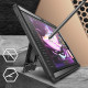 Juodas dėklas Samsung Galaxy Tab A9 Plus 11.0 X210 / X215 / X216 planšetei "Supcase Unicorn Beetle Pro"