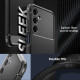 Matinis juodas dėklas Samsung Galaxy A25 5G telefonui "Spigen Rugged Armor"