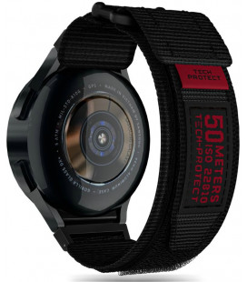 Juoda apyrankė Samsung Galaxy Watch 4 / 5 / 5 Pro / 6 laikrodžiui "Tech-Protect Scout Pro"