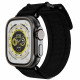 Juoda apyrankė Apple Watch 4 / 5 / 6 / 7 / 8 / 9 / SE / Ultra 1 / 2 (42 / 44 / 45 / 49 mm) laikrodžiui "Tech-Protect Scout Pro"