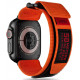 Oranžinė apyrankė Apple Watch 4 / 5 / 6 / 7 / 8 / 9 / SE / Ultra 1 / 2 (42 / 44 / 45 / 49 mm) laikrodžiui "Tech-Protect Scout Pr