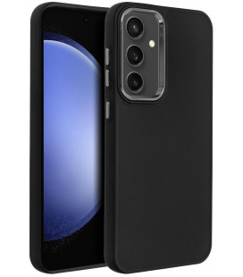 Matinis juodas dėklas Samsung Galaxy S23 FE telefonui "Frame Case"