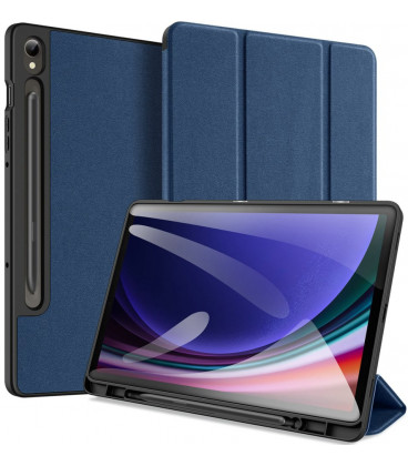 Mėlynas atverčiamas dėklas Samsung Galaxy Tab S10 FE / Tab S9 FE planšetei "Dux Ducis Domo"