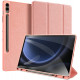 Rožinis atverčiamas dėklas Samsung Galaxy Tab S9 FE Plus 12.4 X610 / X616 planšetei "Dux Ducis Domo"
