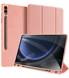 Rožinis atverčiamas dėklas Samsung Galaxy Tab S9 FE Plus 12.4 X610 / X616 planšetei "Dux Ducis Domo"