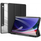 Juodas atverčiamas dėklas Samsung Galaxy Tab S9 FE 10.9 X510 / X516 planšetei "Dux Ducis Toby"
