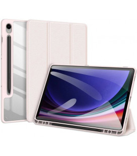 Rožinis atverčiamas dėklas Samsung Galaxy Tab S9 FE 10.9 X510 / X516 planšetei "Dux Ducis Toby"