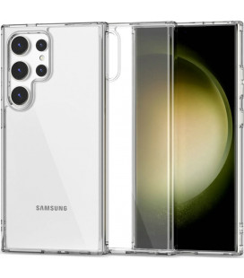 Skaidrus dėklas Samsung Galaxy S24 Ultra telefonui "Tech-Protect Flexair Hybrid"