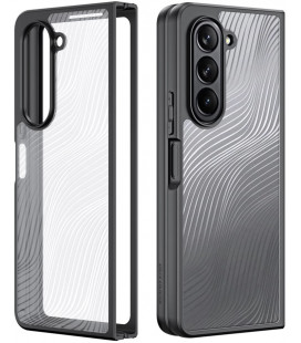 Juodas / skaidrus dėklas Samsung Galaxy Z Fold 5 telefonui "Dux Ducis Aimo"