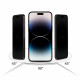Juodas apsauginis stiklas Samsung Galaxy S24 Plus telefonui "HOFI Glass Pro+ Anti Spy"