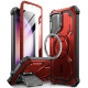 Raudonas dėklas Samsung Galaxy S24 telefonui "Supcase IBLSN Armorbox Mag Magsafe"