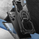 Juodas dėklas Samsung Galaxy S24 Ultra telefonui "Supcase IBLSN Armorbox Mag Magsafe"