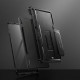 Juodas dėklas Samsung Galaxy Tab S9 FE Plus 12.4 X610 / X616B planšetei "Tech-Protect Kevlar Pro"