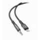 Audio adapteris Acefast C1-06 MFi Lightning to 3.5mm (M) 1.2m juodas