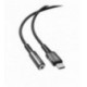 Audio adapteris Acefast C1-07 USB-C to 3.5mm (F) 0.18m juodas