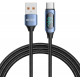 Mėlynas laidas USB - Type-C 66W / 6A 200cm "Tech-Protect Ultraboost LED"