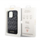 Juodas dėklas Apple iPhone 15 Pro Max telefonui "Guess PU G Cube MagSafe Case"