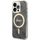 Juodas dėklas Apple iPhone 15 Pro telefonui "Guess IML 4G MagSafe Case"