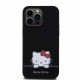 Juodas dėklas Apple iPhone 15 Pro Max telefonui "Hello Kitty Liquid Silicone Daydreaming Logo Case"