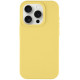 Geltonas (Banana) dėklas Apple iPhone 15 Pro telefonui "Tactical Velvet Smoothie"
