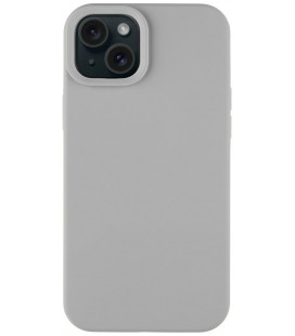 Pilkas (Foggy) dėklas Apple iPhone 15 Plus telefonui "Tactical Velvet Smoothie"