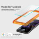 Apsauginis grūdintas stiklas Google Pixel 8 telefonui "Spigen AlignMaster Glas tR 2-Pack"