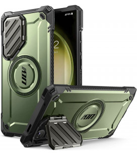Žalias dėklas Samsung Galaxy S24 Ultra telefonui "Supcase UB XT MAG Magsafe"