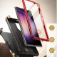 Raudonas dėklas Samsung Galaxy S24 Ultra telefonui "Supcase Unicorn Beetle Pro 2-Set"