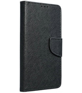 Juodas atverčiamas dėklas Samsung Galaxy A34 5G telefonui "Fancy Book"