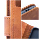 Rudas atverčiamas dėklas Samsung Galaxy S23 telefonui "Tender Book"