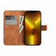 Rudas atverčiamas dėklas Samsung Galaxy S23 telefonui "Tender Book"
