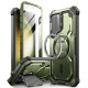 Žalias dėklas Samsung Galaxy S24 telefonui "Supcase IBLSN Armorbox Mag Magsafe"