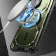 Žalias dėklas Samsung Galaxy S24 Ultra telefonui "Supcase IBLSN Armorbox Mag Magsafe"