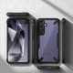 Juodas / skaidrus dėklas Samsung Galaxy S24 Plus telefonui "Ringke Fusion X"