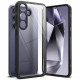 Juodas / skaidrus dėklas Samsung Galaxy S24 telefonui "Ringke Fusion Bold"