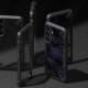 Juodas / skaidrus dėklas Samsung Galaxy S24 telefonui "Ringke Fusion X"