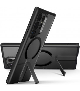 Matinis juodas dėklas Samsung Galaxy S24 Ultra telefonui "ESR Flickstand Boost Halolock"