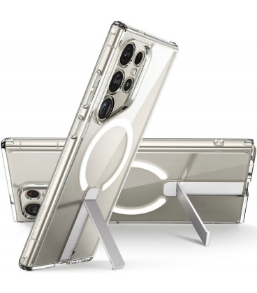 Skaidrus dėklas Samsung Galaxy S24 Ultra telefonui "ESR Flickstand Boost Halolock"