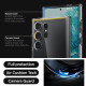 Skaidrus dėklas Samsung Galaxy S24 Ultra telefonui "Spigen Ultra Hybrid"