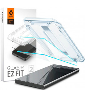 Apsauginis grūdintas stiklas Samsung Galaxy S24 Ultra telefonui "Spigen Glas.TR EZ Fit 2-Pack"