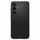 Matinis juodas dėklas Samsung Galaxy S24 Plus telefonui "Spigen Liquid Air"