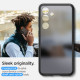 Juodas / Matinis skaidrus dėklas Samsung Galaxy S24 Plus telefonui "Spigen Ultra Hybrid"