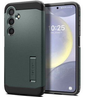 Žalias dėklas Samsung Galaxy S24 Plus telefonui "Spigen Tough Armor"