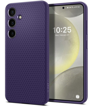 Purpurinis dėklas Samsung Galaxy S24 telefonui "Spigen Liquid Air"