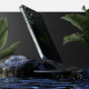 Pilkas / skaidrus dėklas Samsung Galaxy S24 telefonui "Spigen Liquid Crystal"