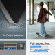 Pilkas / skaidrus dėklas Samsung Galaxy S24 telefonui "Spigen Liquid Crystal"