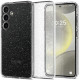 Skaidrus dėklas su blizgučiais Samsung Galaxy S24 telefonui "Spigen Liquid Crystal Glitter"