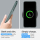 Žalias dėklas Samsung Galaxy S24 telefonui "Spigen Thin Fit"
